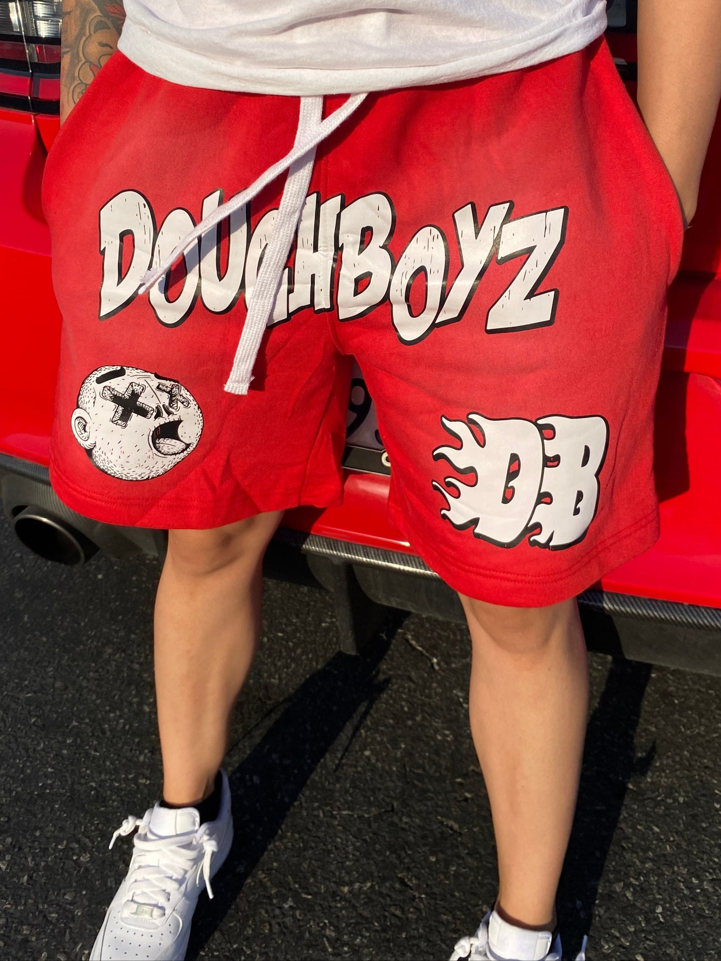 DoughBoyz (Shorts) Red.